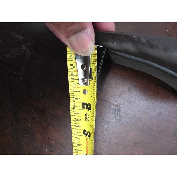 Franco Sorto Brown Leather Slip-On Loafer Mules With Kitten Heel Size 8.5 - Picture 8 of 11